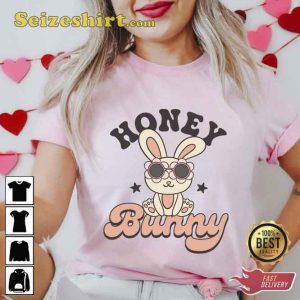 Vintage Easter Honey Bunny Unisex Shirt
