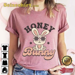 Vintage Easter Honey Bunny Unisex Shirt