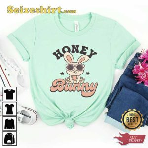 Vintage Easter Honey Bunny Unisex Shirt