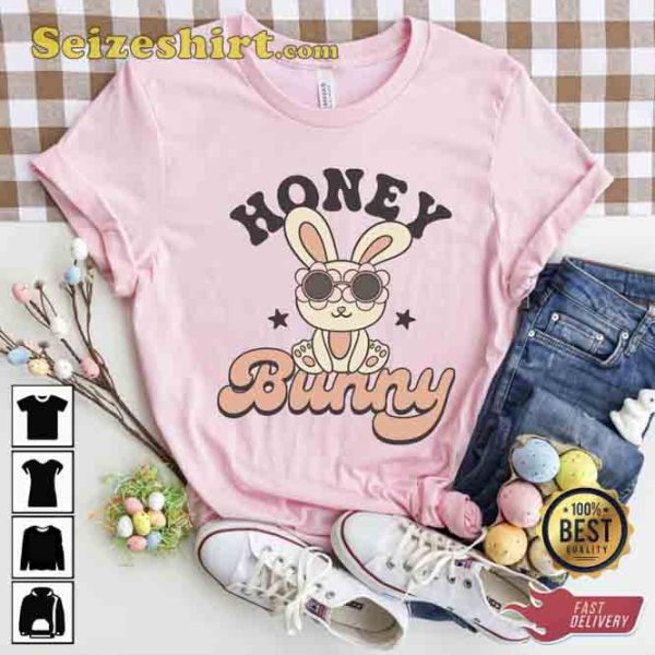 Vintage Easter Honey Bunny Unisex Shirt