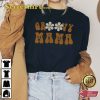 Vintage Groovy Mama Smiley Face Graphics Tshirt
