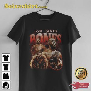 Vintage Jon Jones Bones MMA T-Shirt