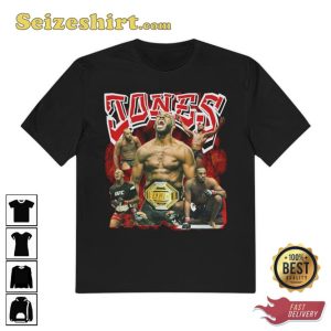 Vintage Jon Jones Boxer Graphic Tee Shirt
