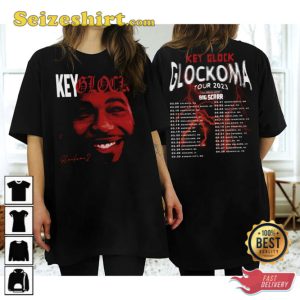 Vintage Key Glock Music Tour 2023 Shirt Gift for Fan