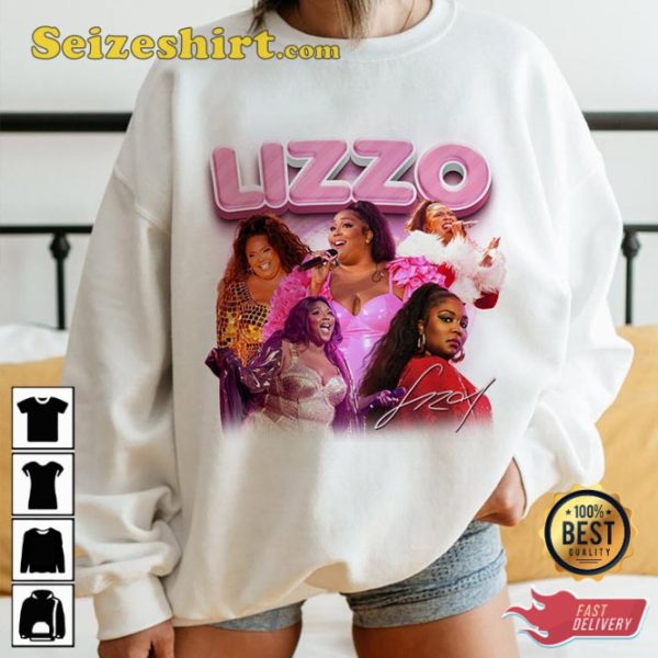 Vintage Lizzo 2023 Tour Street Style T-Shirt Gift For Fans