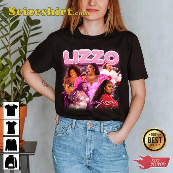 Vintage Lizzo 2023 Tour Street Style T-Shirt Gift For Fans