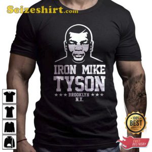 Vintage Style Iron Mike Tyson Graphic Tee Shirt