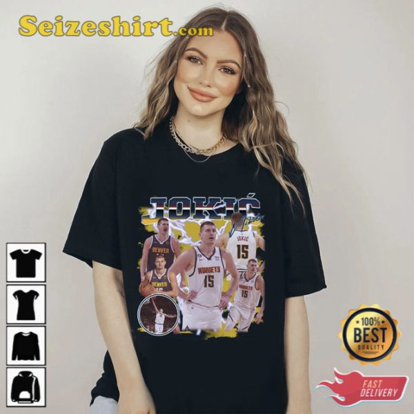 Vintage Nikola Jokic Basketball Shirt Gift For Fan