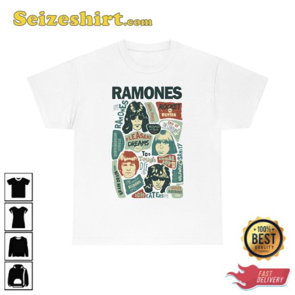 Vintage Ramones 1974 Rock Band Shirt Gift for Fan