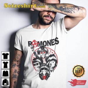 Vintage Ramones Band Punk Rock Unisex T-Shirt Gift for Fan