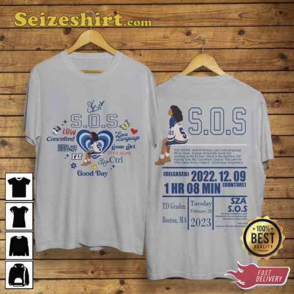 Vintage SZA SOS Full Tracklist Sweatshirt