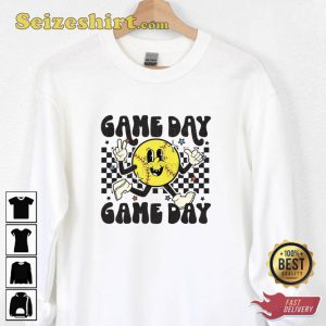 Vintage Softball Game Day Basketball T-Shirt
