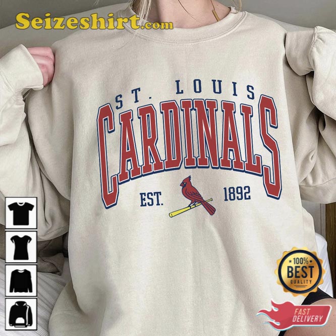 Vintage St Louis Cardinals Baseball Greatest Players Hoodie
