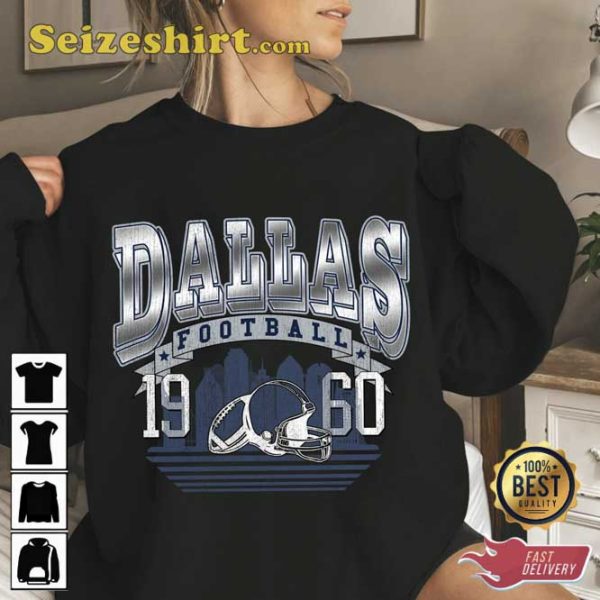 Vintage Style Dallas Football Tee Shirt
