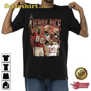 Vintage Style Jerry Rice Football T-Shirt