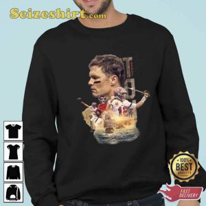 Vintage Style Tom Brady Football Player Unisex T-Shirt