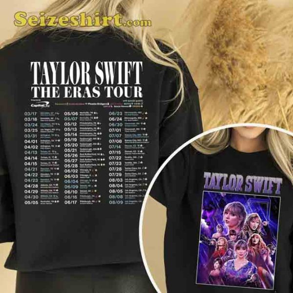 Vintage Taylor The Eras Tour 2023 Shirt