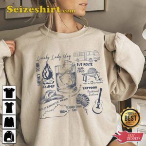 Vintage Tyler Childers Songs Music Collage Sweatshirt