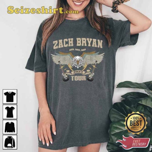 Vintage Zach Bryan Western Country Music Shirt