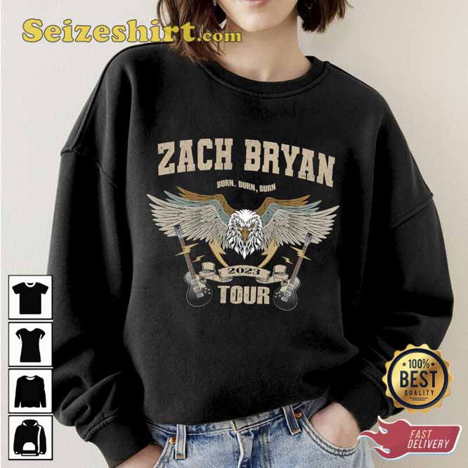 Vintage Zach Bryan Western Country Music Shirt