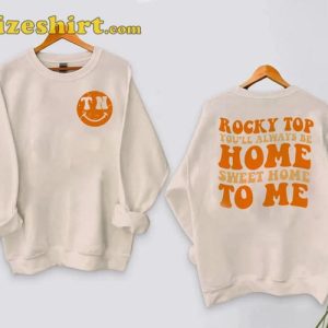 Vols College Tennessee Football Rocky Top Home Sweet Unisex Sweatshirt