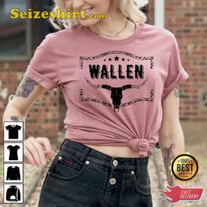 Wallen Western Cowboy Bullhead Unisex T-Shirt