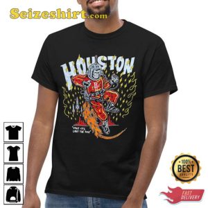 Warren Lotas Houston Rockets Space City Light The Fuse Unisex T-Shirt