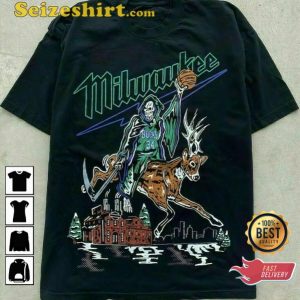 Warren Lotas Milwaukee Bucks Reaper Deer Unisex T-Shirt