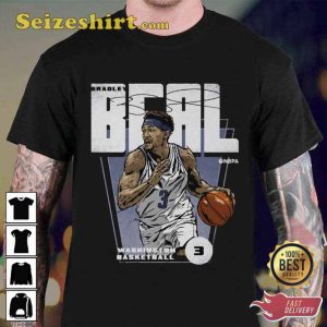 Washington Basketball Number 3 Bradley Beal Unisex T-Shirt