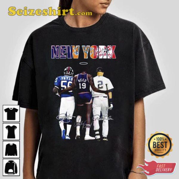 Official New York Knicks Legend Willis Reed 1942-2023 RIP T-Shirt
