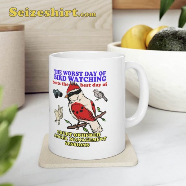 Worst Day Of Bird Watching Funny Meme Mug