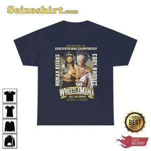Wrestlemania Roman Reigns Vs Cody Rhodes Goes Hollywood Tee Shirt