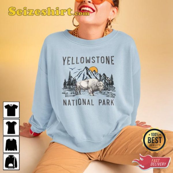 Yellowstone National Park Vintage Inspired Unisex T-shirt