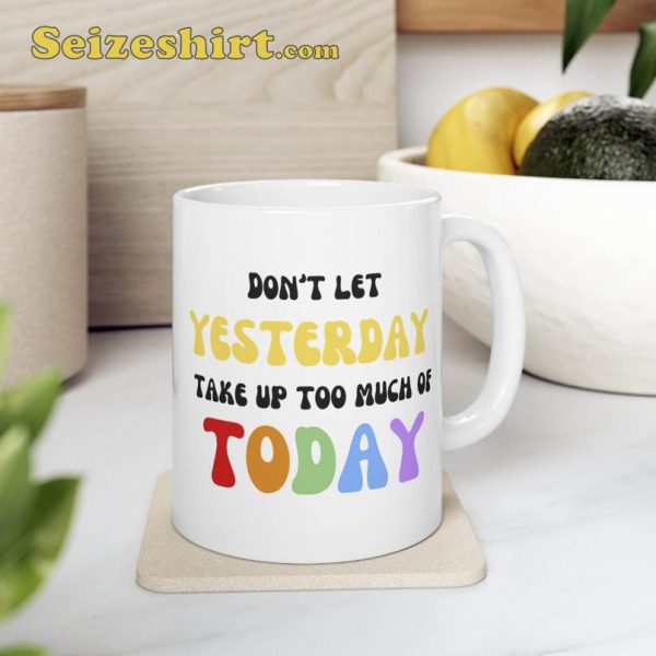 Yesterday Rainbow Large Ceramic Coffee Mug