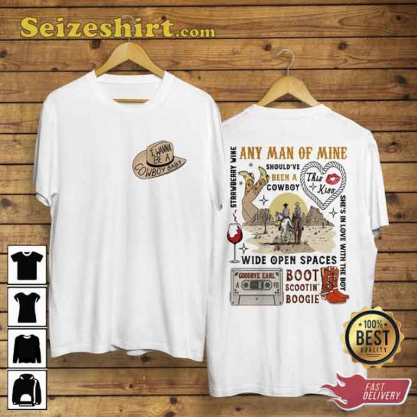 Zach Bryan Any Man Of Mine T-Shirt