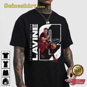 Zach Lavine Basketbal Vintage Art Unisex T-Shirt
