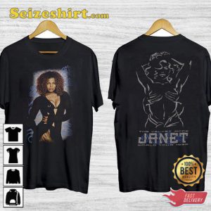 1998 Vintage Janet Jackson The Velvet Rope World Tour T-Shirt