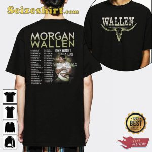 2 Side Morgan Wallen Tour 2023 Music T-Shirt