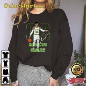 36 Marcus Smart Boston Celtics Basketball Signature Unisex Sweatshirt