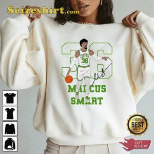 36 Marcus Smart Boston Celtics Basketball Signature Unisex Sweatshirt