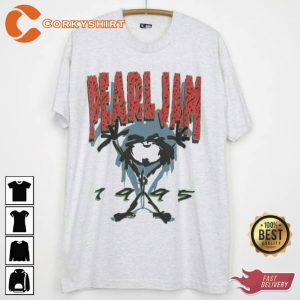 Rock Lover Stickman Pearl Jam 1995 Tour Unisex T-Shirt For Fans