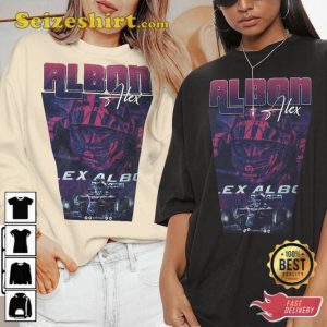 Alex Albon Racing 90s Vintage Tee T-Shirt V3 Design