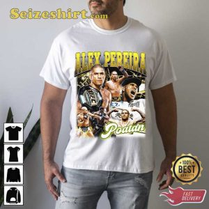 Alex Pereira Fighter Boxer American Jiu Jitsu 90s Fans T-Shirt 1