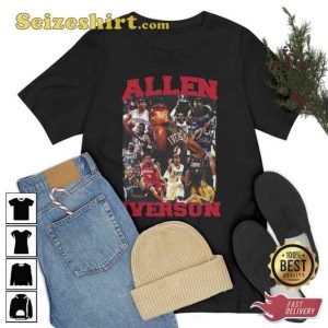 Allen Iverson American Basketball Player T-shirt For Fans