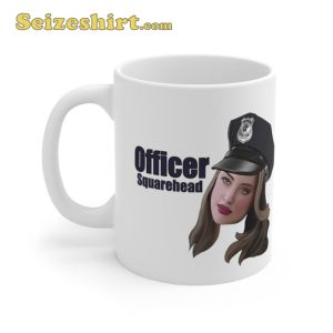 Amber Heard Officer Square Head Ceramic Mug