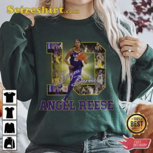 Angel Reese LSU Bayou Barbie Graphic Tee 90s Style Sweatshirt