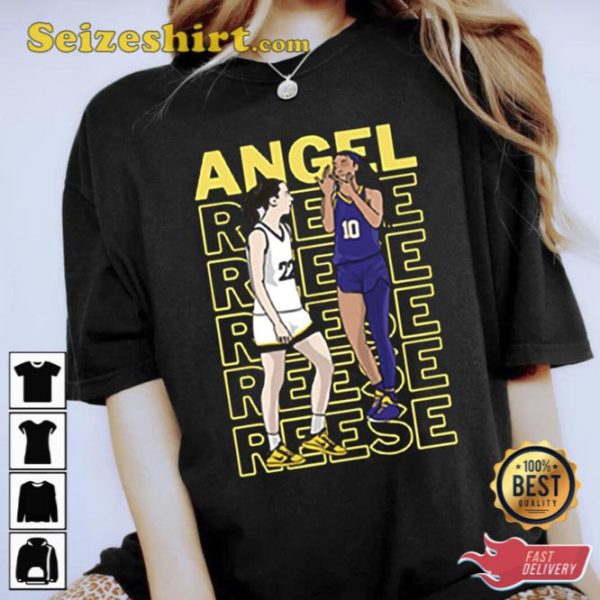 Angel Reese LSU Championship T-Shirt Womens Basketball Bayou Barbie