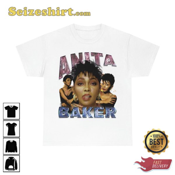 Anita Baker Vintage Style Ballad Lover Gift Unisex Graphic Tee