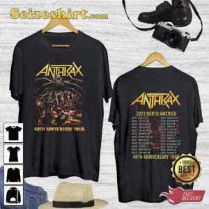 Anthrax And Black Label Society’S 2023 North American Tour T-Shirt