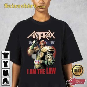 Anthrax Judge Dredd I Am The Law T-Shirt